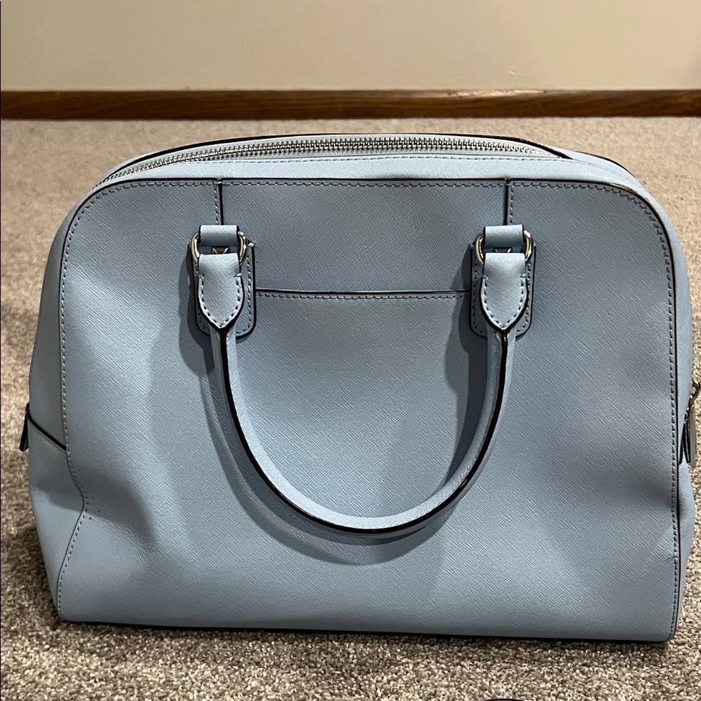 MICHAEL Michael Kors Light Blue Studded Shoulder Bag - Picture 3 of 12